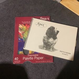 Sketchbook and Palette Paper